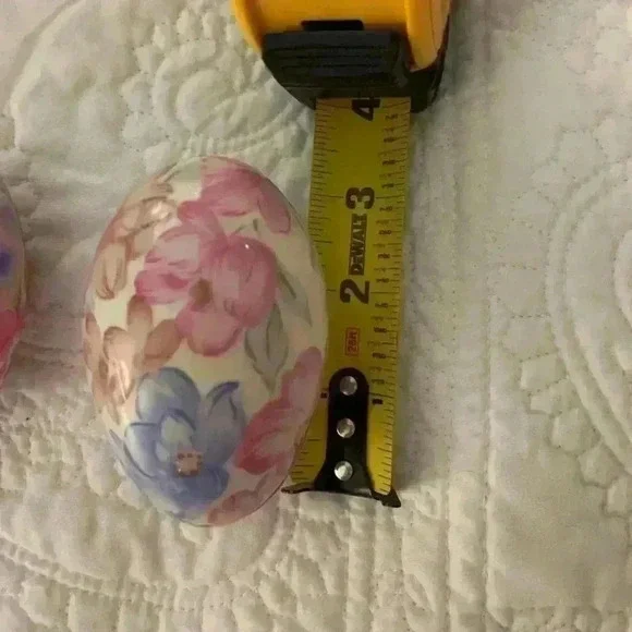 Vintage Floral Eggs set of 6 - Picture 5 of 5